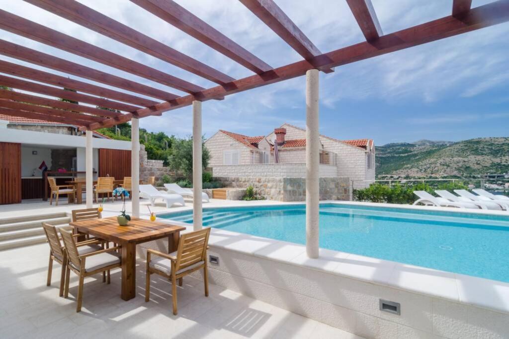 Modern Villa With Swimming Pool - Penthouse Dubrovnik Buitenkant foto